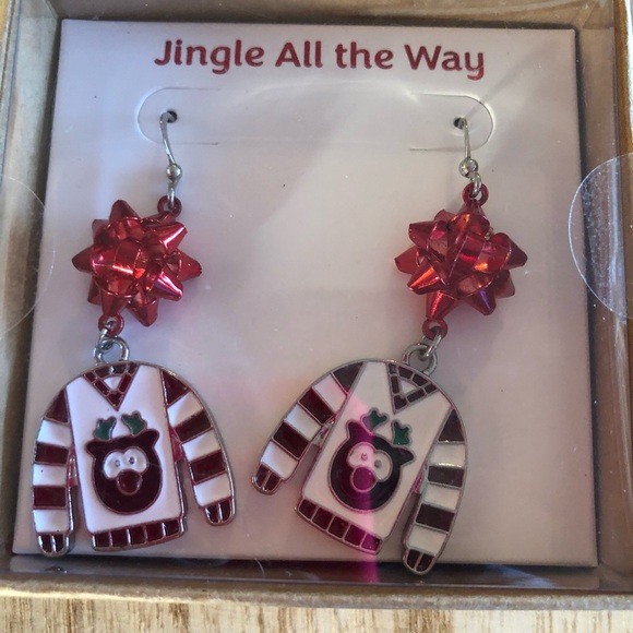 CHRISTMAS EARRING SET NWT IN GIFT BOXE BY JINGLE ALL THE WAY - Picture 3 of 3